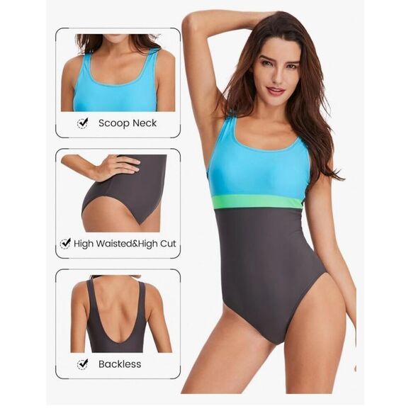 NEW HAIVIDO 1 Pc Swimsuit Bathing Suit Small - Picture 5 of 6